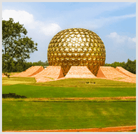 Auroville - Day Trip from Manna Villa ECR Mahabalipuram