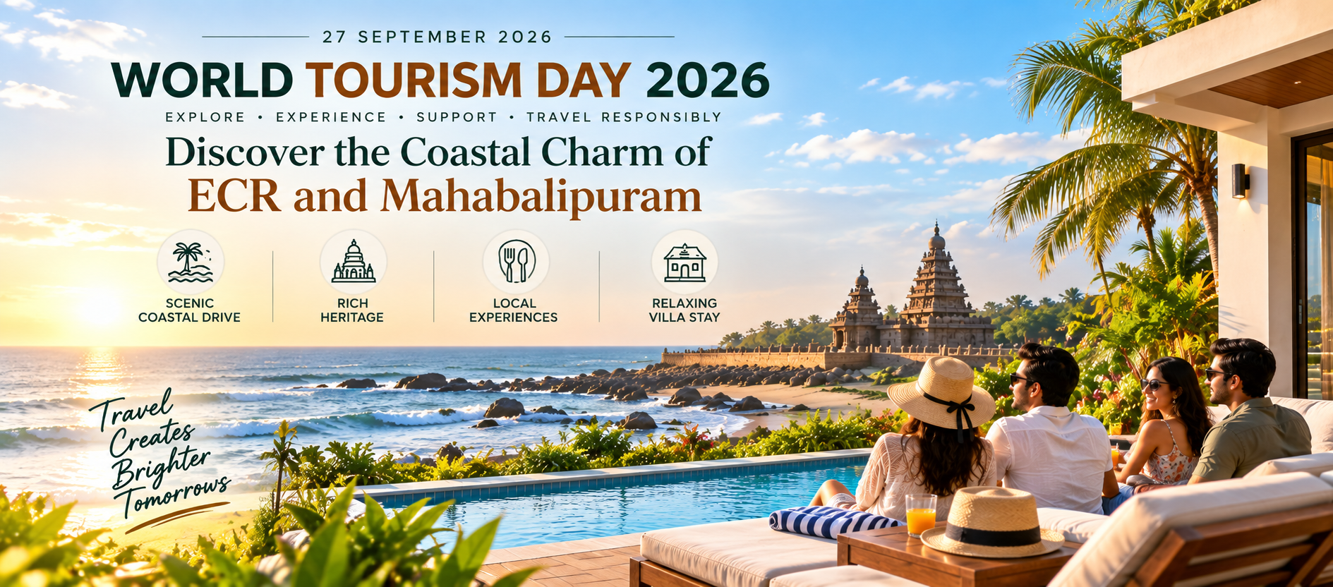 World Tourism Day 2026: Discover the Coastal Charm of ECR and Mahabalipuram