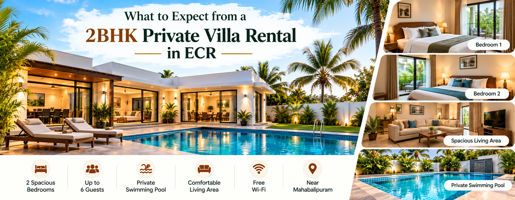 What to Expect from a 2BHK Private Villa Rental in ECR