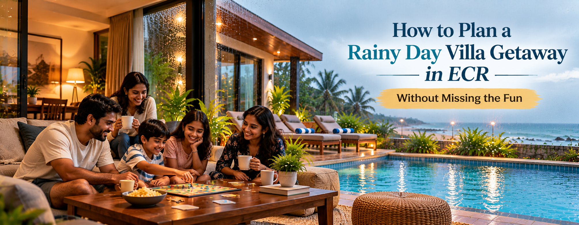 How to Plan a Rainy Day Villa Getaway in ECR Without Missing the Fun
