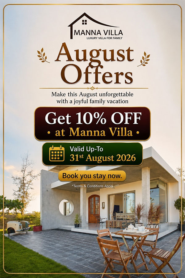Manna Villa Vacation Offer - Luxury Villa ECR Mahabalipuram